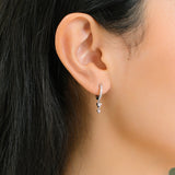 Janee Cubic Hoops | Made Different Co | Singapore Personalised Jewellery