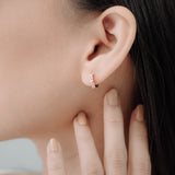 Dara Pearl Huggies | Made Different Co | Singapore Personalised Jewellery