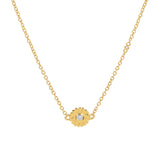 Viola Floral Necklace.