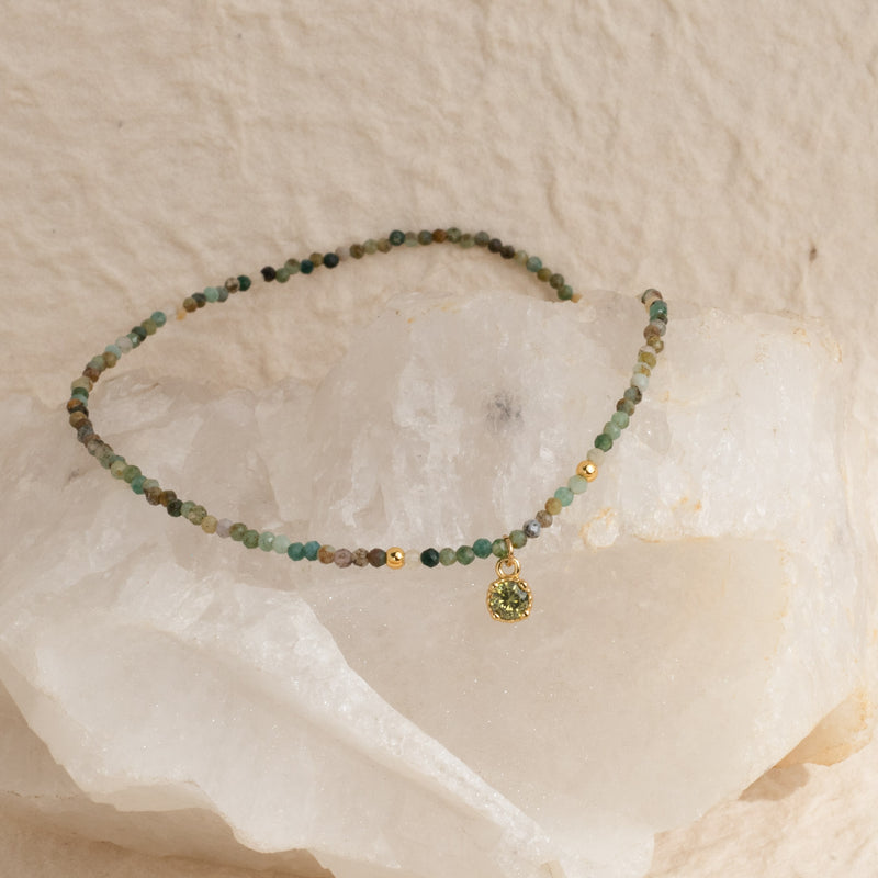 Agate Eternity Necklace.