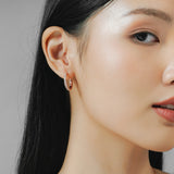 Laurel Reversible Hoops | Made Different Co | Singapore Personalised Jewellery