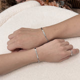 Lenn Bar Bracelet (Couple Set) | Made Different Co | Singapore Personalised Jewellery