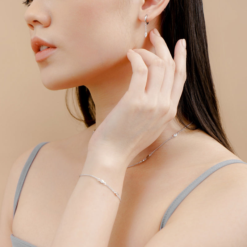 Quinn Marquise Earrings.