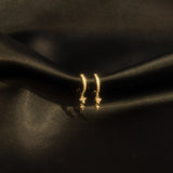 Janee Cubic Hoops | Made Different Co | Singapore Personalised Jewellery