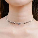 Kendra Aquamarine Necklace | Made Different Co | Singapore Personalised Jewellery
