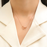 Laure Interlocking Necklace | Made Different Co | Singapore Personalised Jewellery