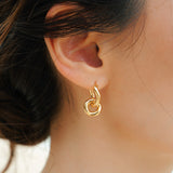 Mariam Wave Hoops | Made Different Co | Singapore Personalised Jewellery
