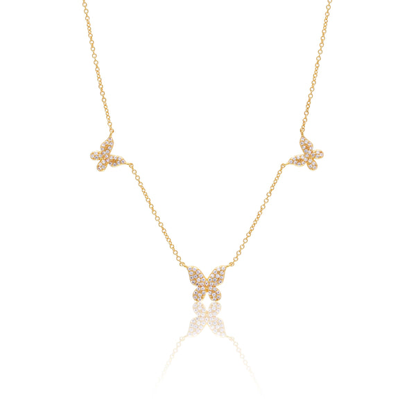 Claudina Butterfly Necklace