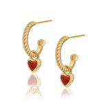 Emmi Love Earrings | Made Different Co | Singapore Personalised Jewellery