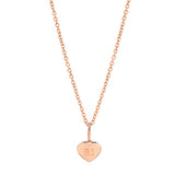 Mini Heart Pendant Necklace | Made Different Co | Singapore Personalised Jewellery