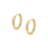 Melle Floral Hoops | Made Different Co | Singapore Personalised Jewellery