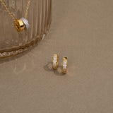 Caryn Pave Huggies | Made Different Co | Singapore Personalised Jewellery