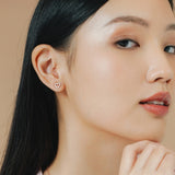 Ceri Love Studs | Made Different Co | Singapore Personalised Jewellery
