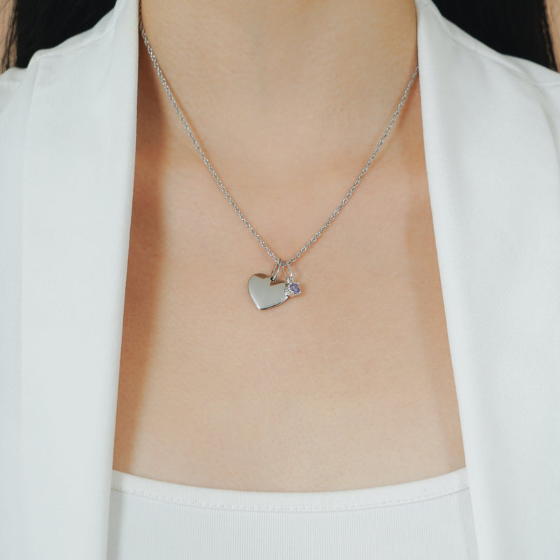 Birthstone Charm Pendant.