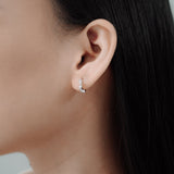 Dara Pearl Huggies | Made Different Co | Singapore Personalised Jewellery