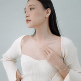 Dara Pearl Huggies | Made Different Co | Singapore Personalised Jewellery