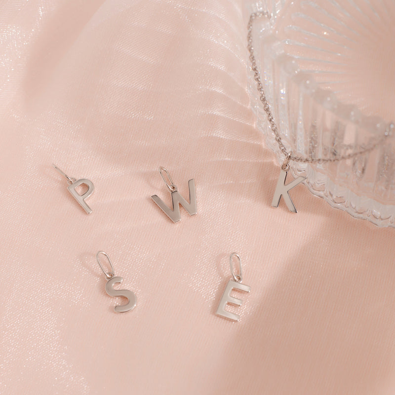 Initial Charm Pendant Made Different Co.