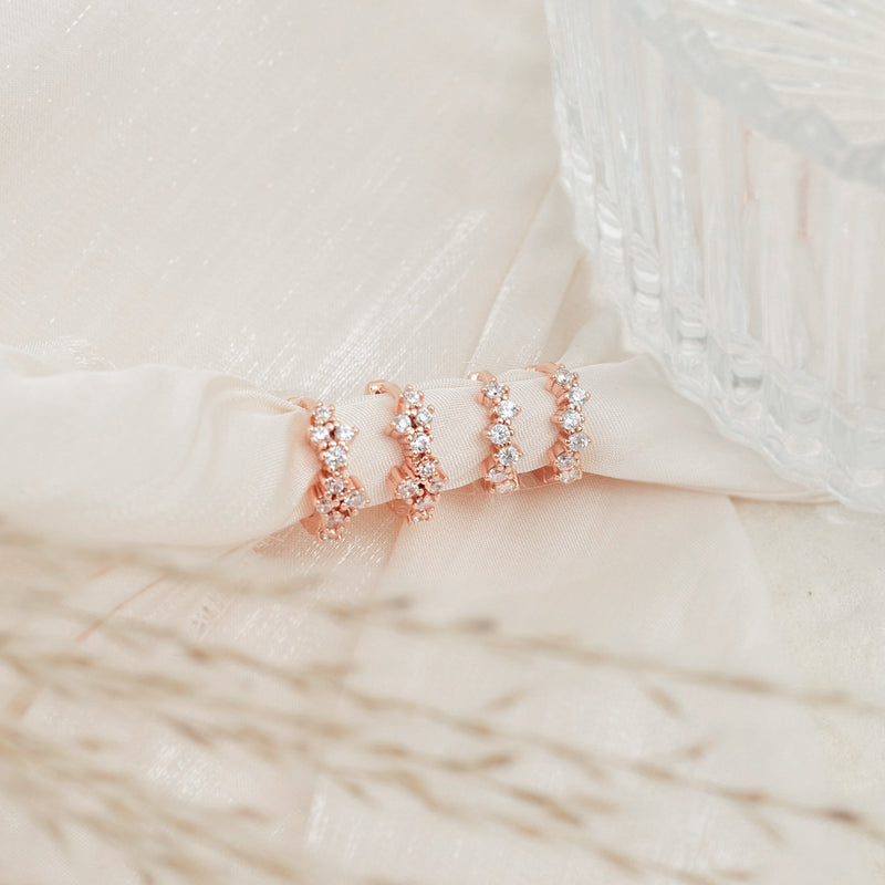 Brissa Crystal Huggies | Made Different Co | Singapore Personalised Jewellery