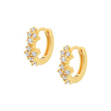 Chiara Crystal Hoops.