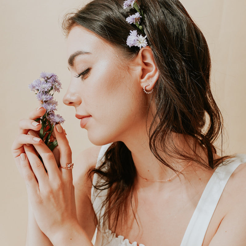 Claudette Illusion Studs.