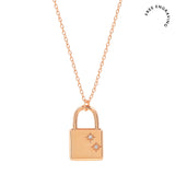 Lara Lock Necklace | Made Different Co | Singapore Personalised Jewellery