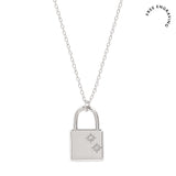Lara Lock Necklace | Made Different Co | Singapore Personalised Jewellery