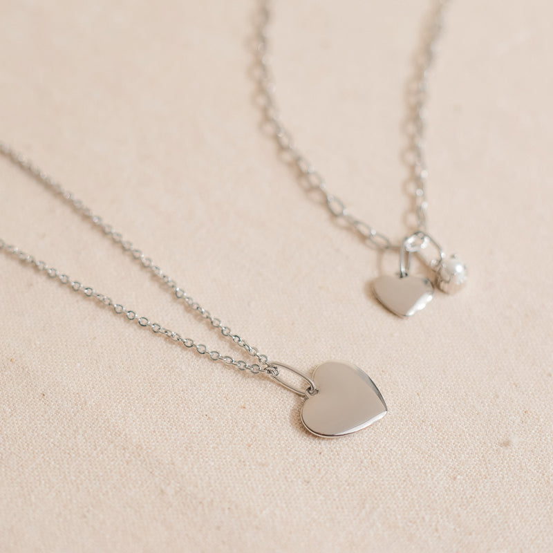 Mini Heart Pendant Necklace.