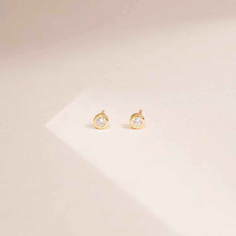 Sadie Bezel Studs.