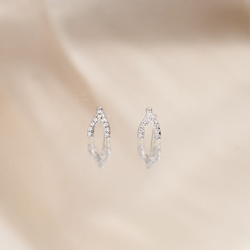 Theia Wishbone Studs.